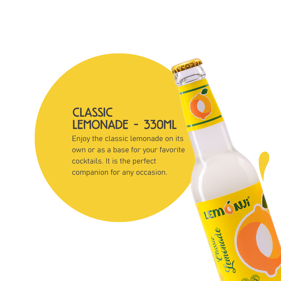 Lemonji Classic Lemonade 330ml